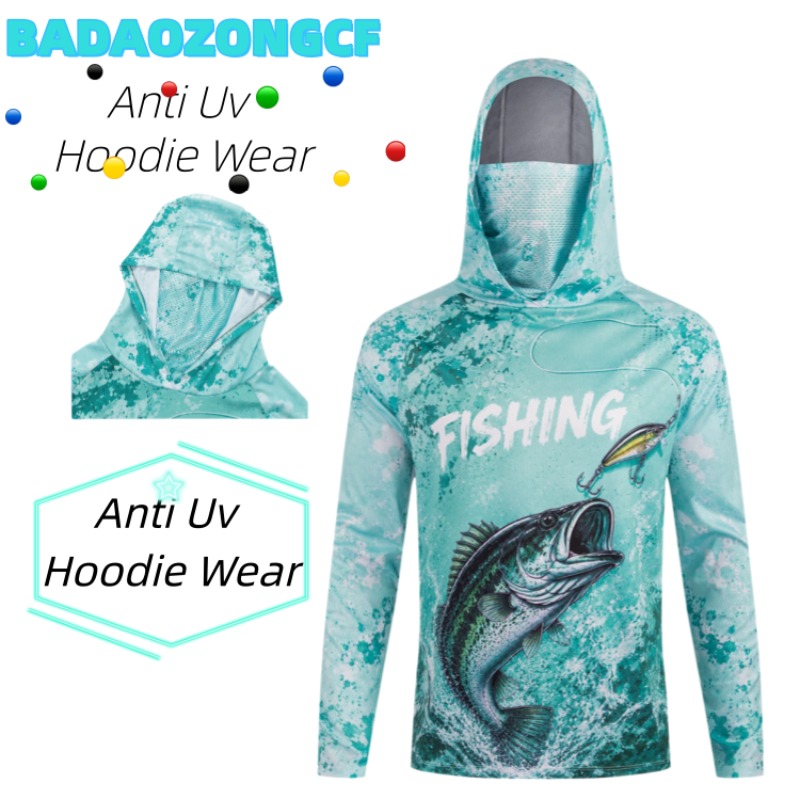 Fishing Shirt Uv Protection - ジャージ用釣り Tシャツ夏の釣り服男性 Tシャツ蚊服メンズスウェットシャツ Tシャツ抗紫外線パーカー着用