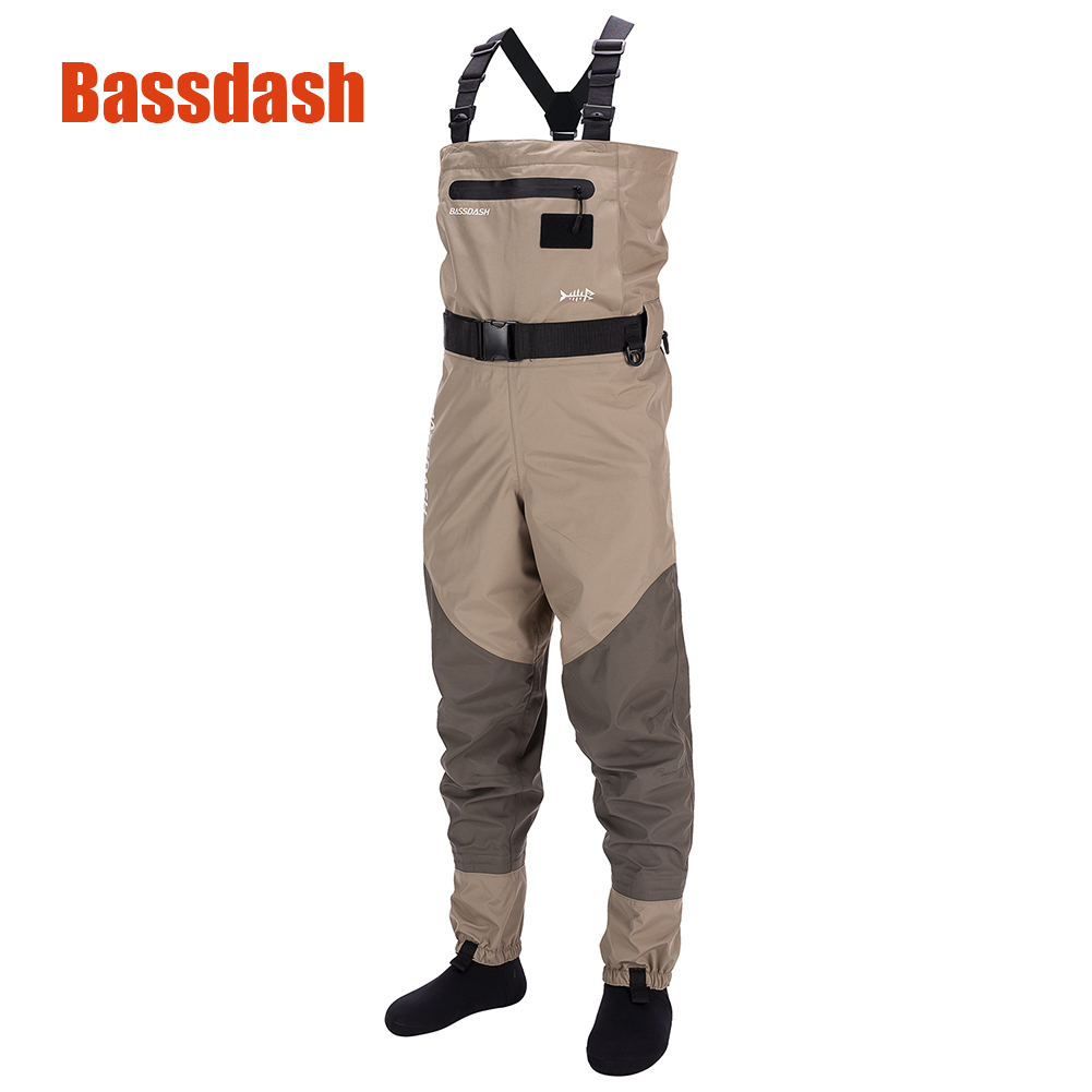 Fishing Waders - Bassdash-男性用の軽量で通気性のあるフィッシングストッキング,軽量のチェストとウエストのコンバーチブル,狩猟用,7サイズ