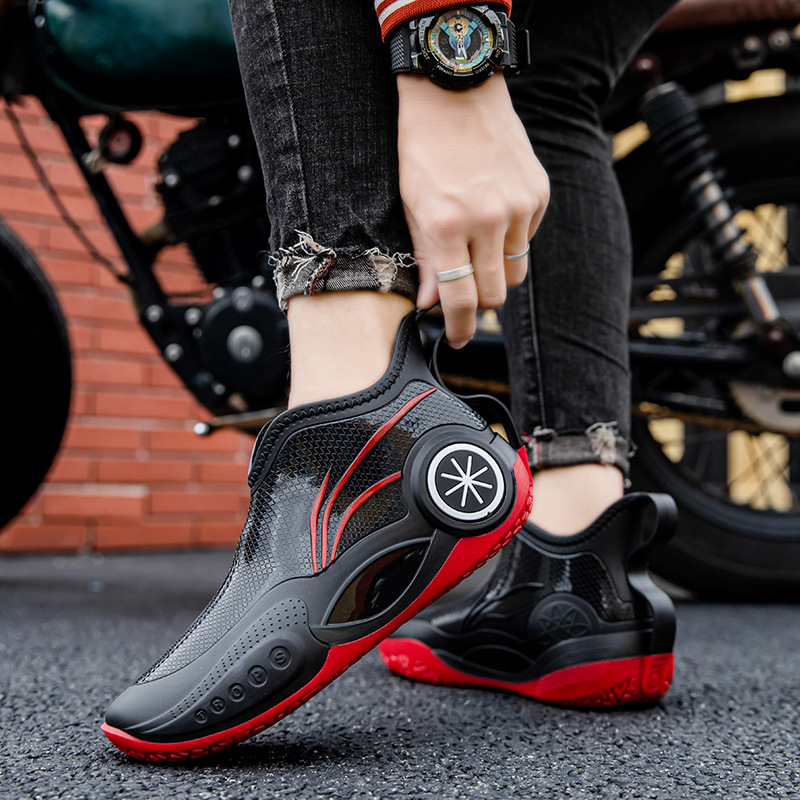 Fishing Boots - 2026 メンズファッショナブルな滑り止めレインブーツ屋外滑り止め釣りブーツキッチン作業靴ユニセックス快適な作業靴 낚시장화