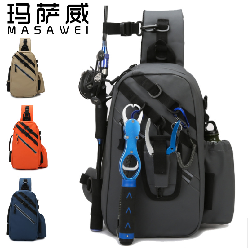 防水オックスフォード生地軽量アウトドアライディングバックパッ - Fishing Bag Waterproof のレビューと価格