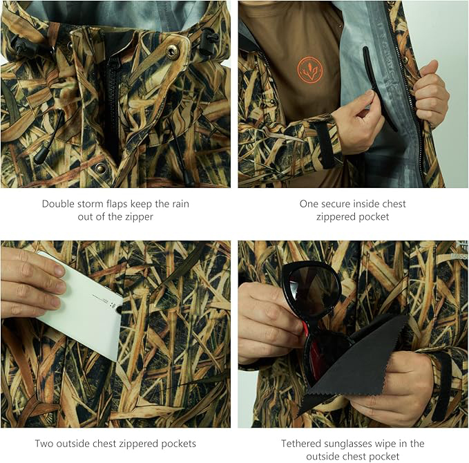 メンズ9ポケットウォーカー通気性防水フィッシングハンティング - Fishing Jacket Waterproof のレビューと価格