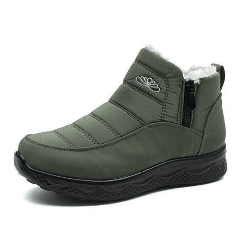 2026年冬用女性用コットンシューズ 厚くて暖かいスノーブー - Fishing Boots のレビューと価格