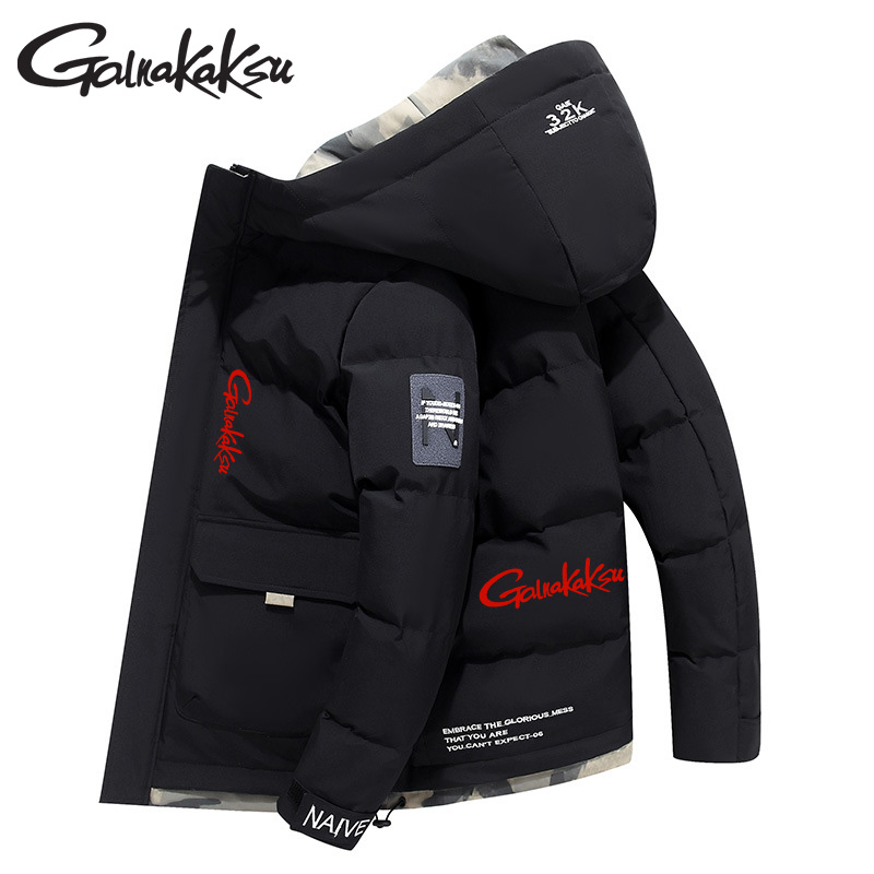 フード付きフィッシングジャケット,暖かいカーディガン,綿のコ - Fishing Jacket Waterproof のレビューと価格