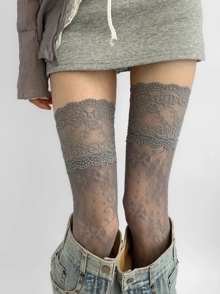 セクシーなレーストリムナイロンフィッシングネットJKロングソ - Fishing Socks のレビューと価格