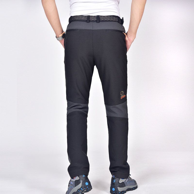 秋冬サーマルフィッシングパンツ男性女性防風フリースソフトシェ - Fishing Pants Waterproof のレビューと価格
