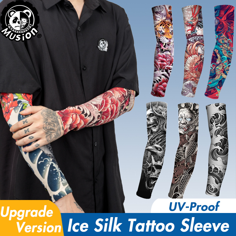 Musion 新しいシームレスタトゥースリーブ抗 UV ダス - Fishing Socks のレビューと価格