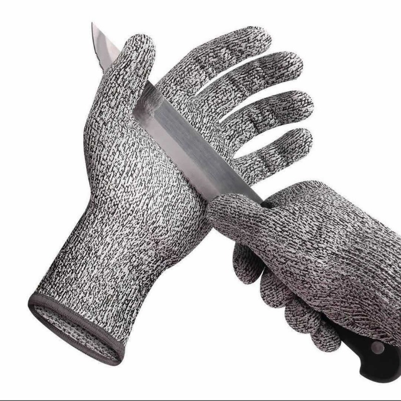 HPPE グレード 5 耐切創手袋 ガラス工場 キッチン 釣 - Fishing Gloves のレビューと価格