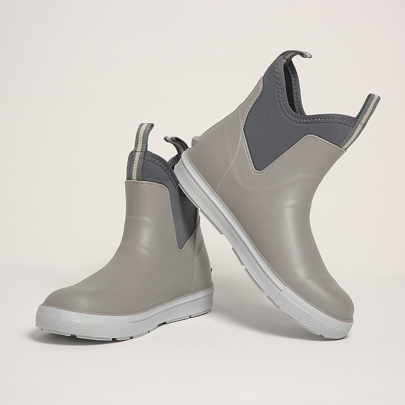 メンズレインシューズショートアウトドア防水靴ノンスリップウェ - Fishing Boots のレビューと価格