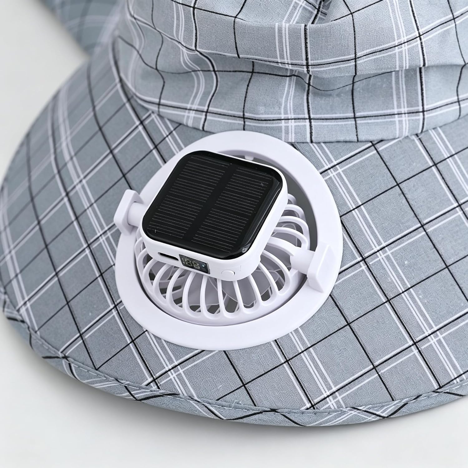 1PC ソーラーパワーネックガードファンハット USB 充電 - Fishing Hat のレビューと価格