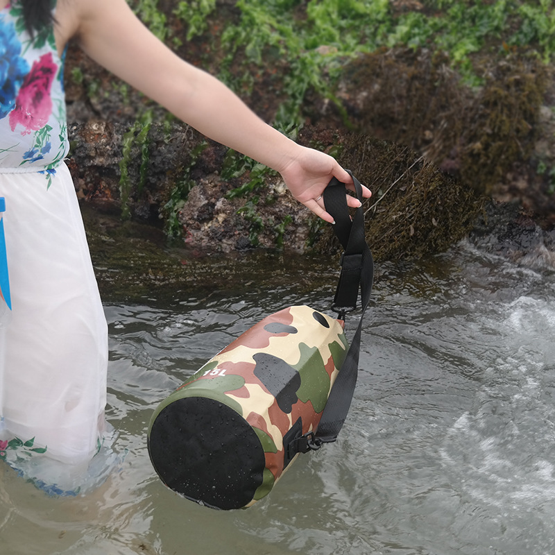防水ドライバッグ迷彩ロールトップドライサックバックパックセッ - Fishing Bag Waterproof のレビューと価格