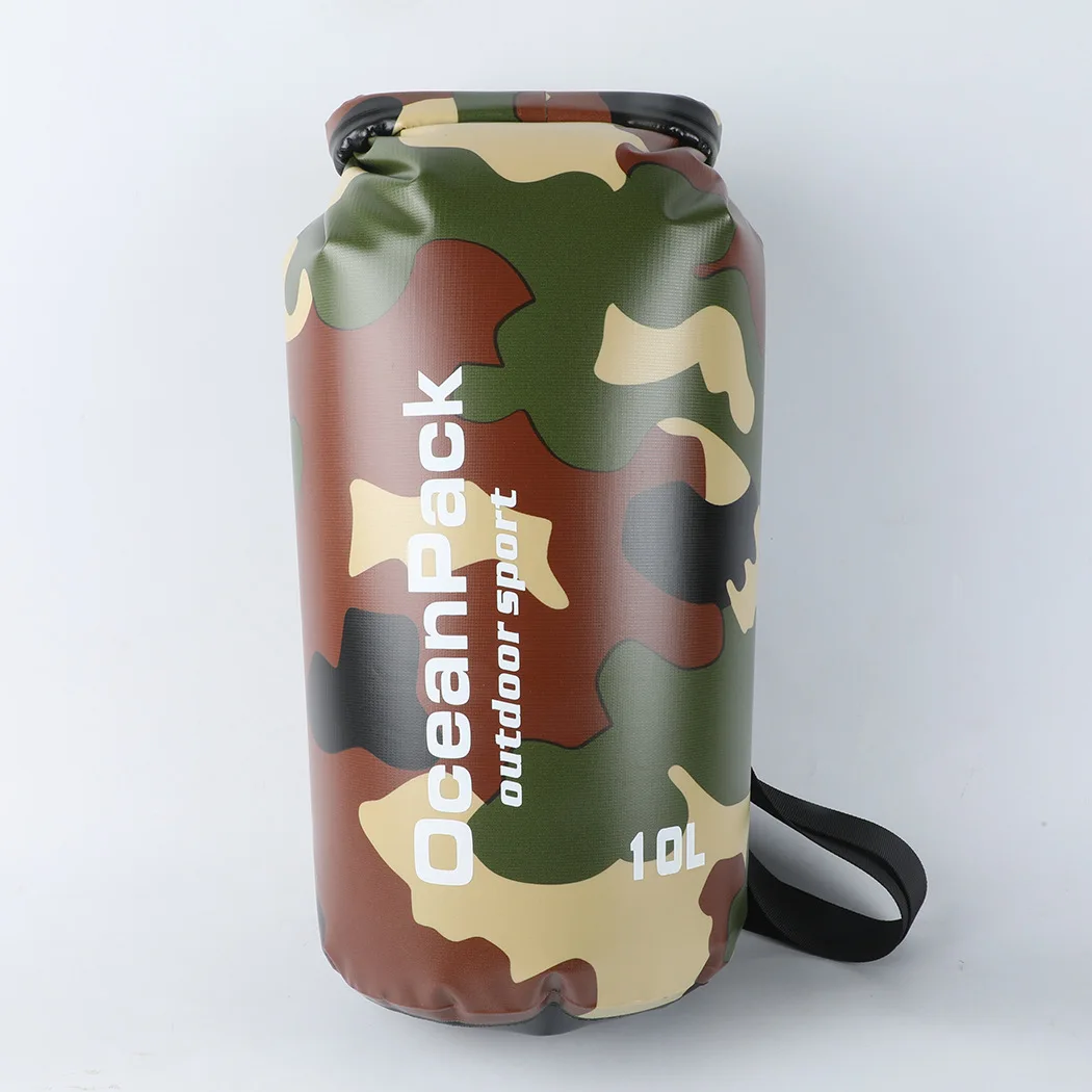 防水ドライバッグ迷彩ロールトップドライサックバックパックセッ - Fishing Bag Waterproof のレビューと価格