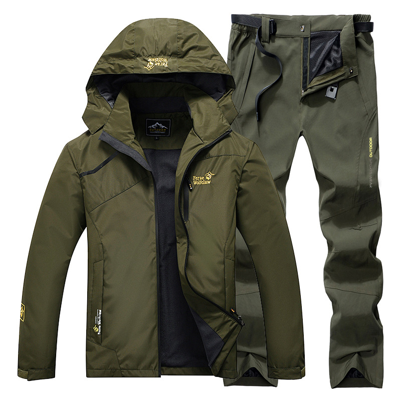 防水釣りスーツ通気性耐久性のあるフード付きジャケット釣りウェ - Fishing Jacket Waterproof のレビューと価格