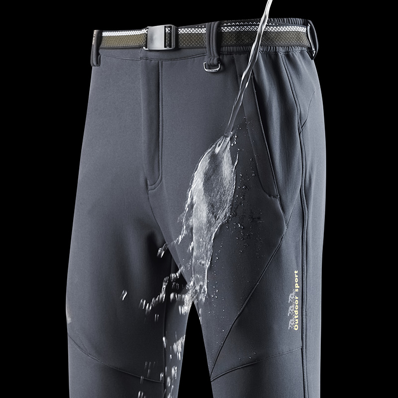 男性用の特大の伸縮性ハイキングパンツ,アウトドアスポーツ,キ - Fishing Pants Waterproof のレビューと価格