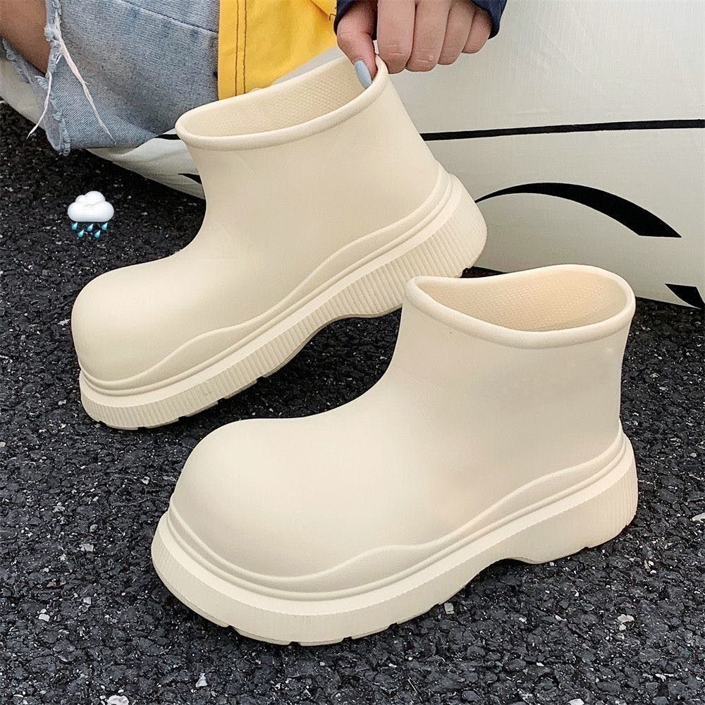 女性用ルーズブラックレインブーツ、アンクル丈軽量EVAウォー - Fishing Waders のレビューと価格
