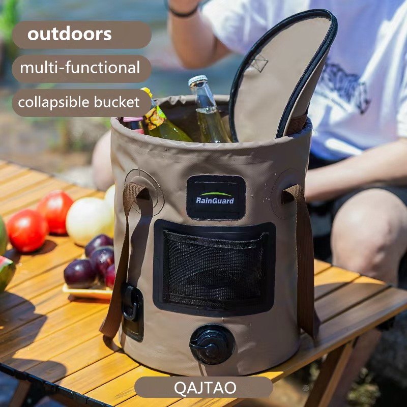 25L ポータブル折りたたみバケツバケツ屋外旅行水貯蔵袋防水 - Fishing Bag Waterproof のレビューと価格