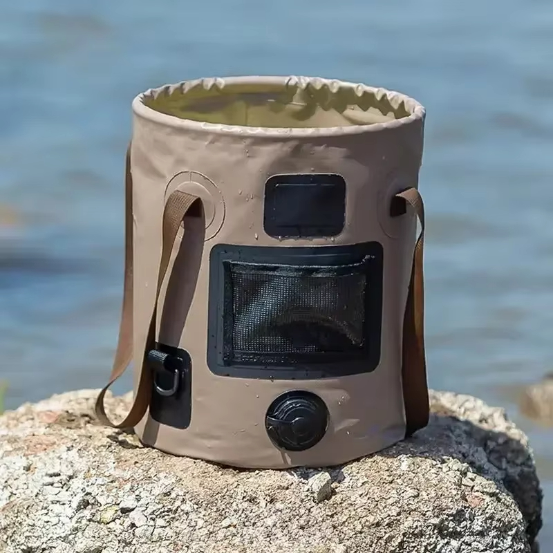 25L ポータブル折りたたみバケツバケツ屋外旅行水貯蔵袋防水 - Fishing Bag Waterproof のレビューと価格