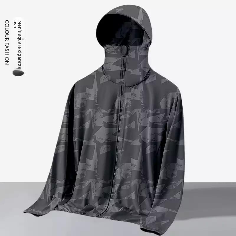 ユニセックス サマー ルーズフィット フード付き アウトドア - Fishing Hoodie のレビューと価格