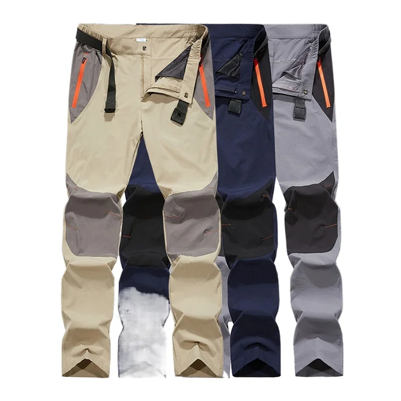 新しい男性防水カーゴパンツメンズ夏速乾長ズボン男性アウトドア - Fishing Pants Waterproof のレビューと価格