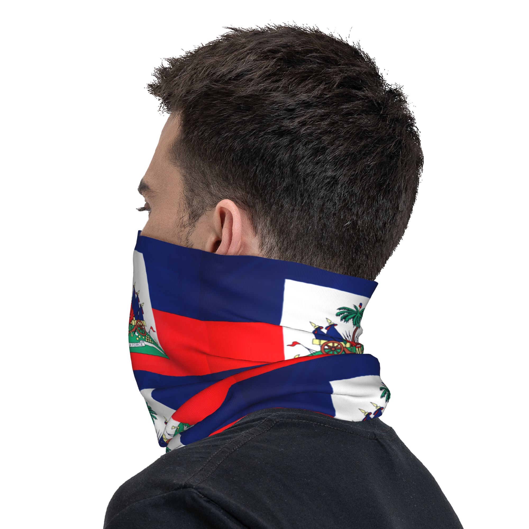 アウトドアスポーツバラクラバハイチ国旗自転車マスクソフトバイ - Fishing Mask Sun Protection のレビューと価格