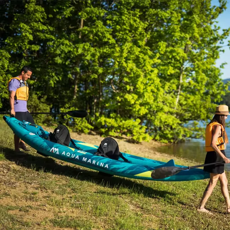 カヌーカヤック インフレータブルボート 1～2人乗り 840 - Fishing Bag Waterproof のレビューと価格