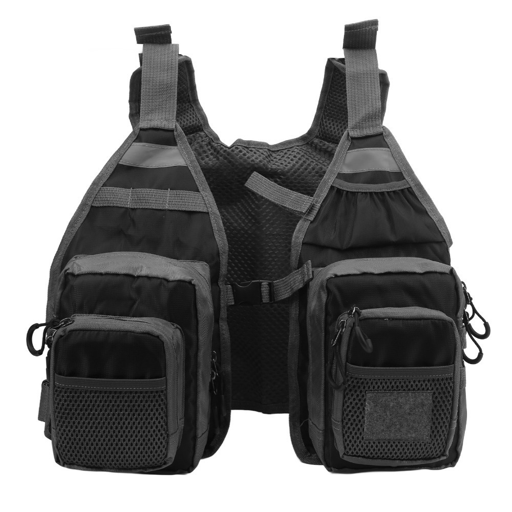 軽量フライフィッシングベスト 複数ポケット付き 通気性フィッ - Fishing Vest のレビューと価格