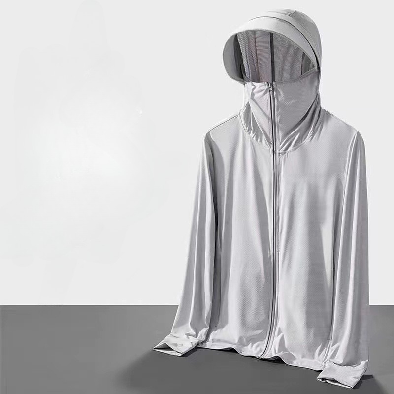 メンズ夏の日焼け止めコート男性 UV ジャケット釣りカバーア - Fishing Hoodie のレビューと価格