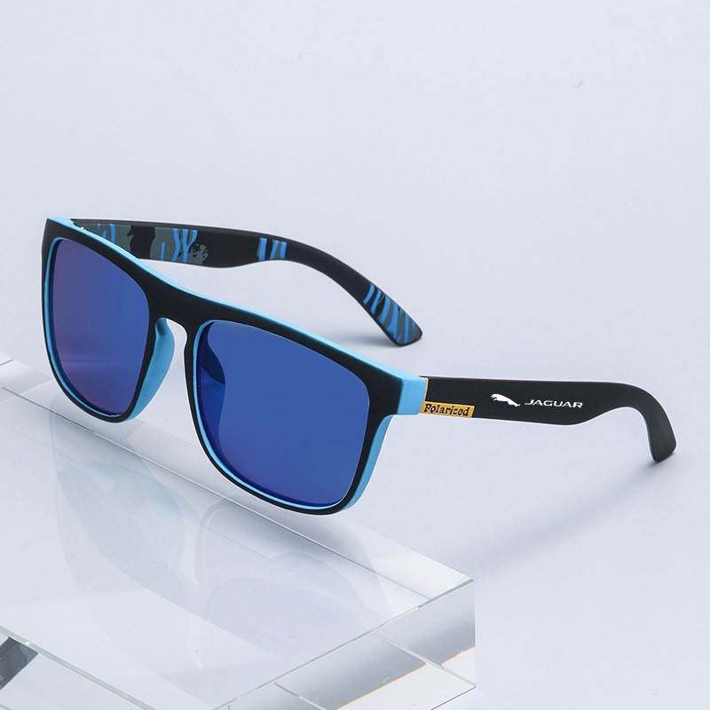 ファッションヴィンテージスクエア偏光サングラス運転釣りサング - Fishing Sunglasses Polarized のレビューと価格