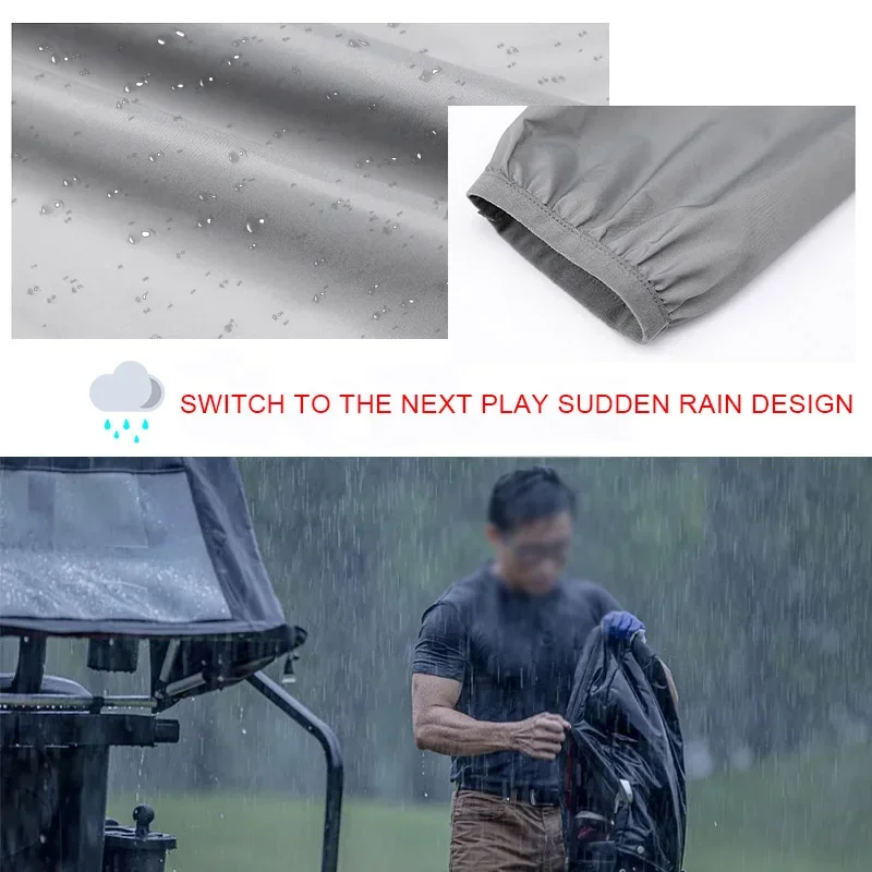 大人用防水軽量ゴルフレインコート、アウトドアジャケット、防雨 - Fishing Jacket Waterproof のレビューと価格