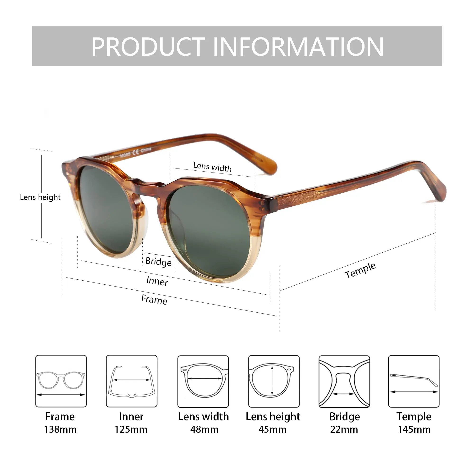 BLUEMOKY 偏光 UV400 保護サングラス アセテー - Fishing Sunglasses Polarized のレビューと価格