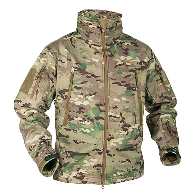 冬秋の戦術的なジャケットスーツ男性軍ソフトシェル戦術的な防水 - Fishing Jacket Waterproof のレビューと価格