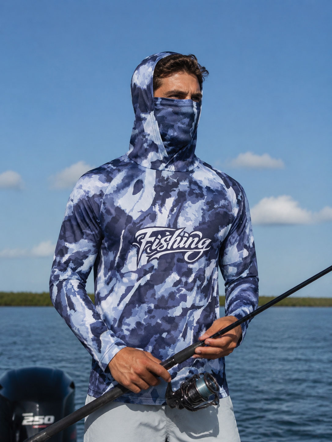 釣り用フード付きシャツ メンズ釣り服 長袖 アウトドア 夏用 - Fishing Hoodie のレビューと価格