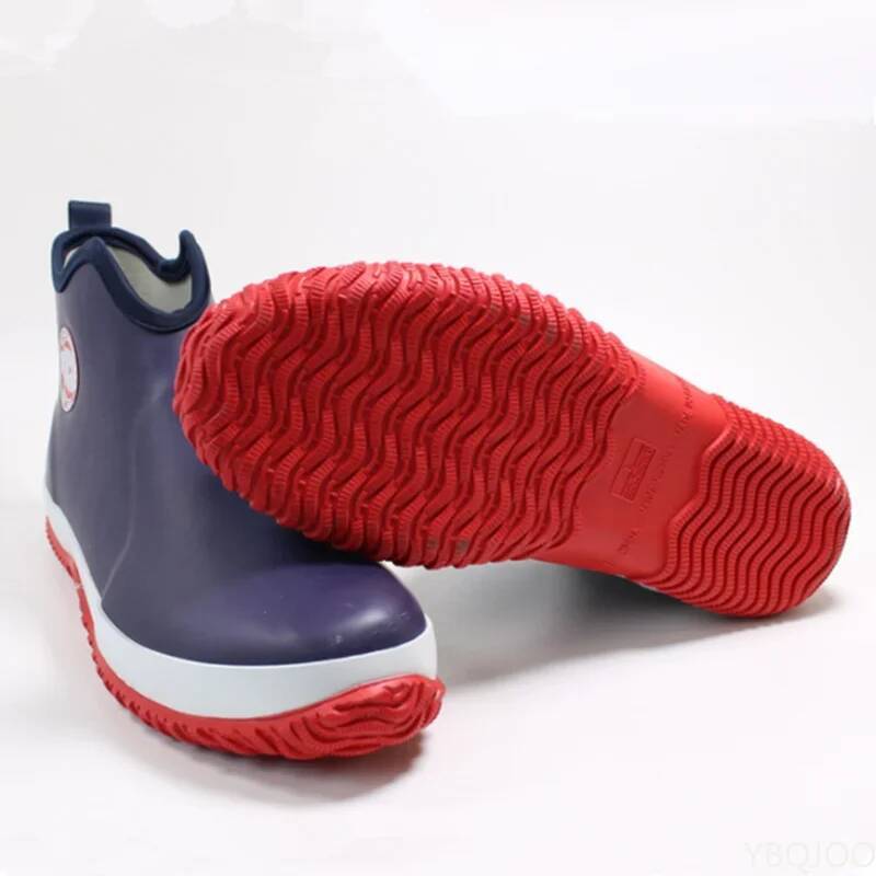 メンズ滑り止めレイン防水ラバーアンクルアウトドアレジャー釣り - Fishing Boots のレビューと価格