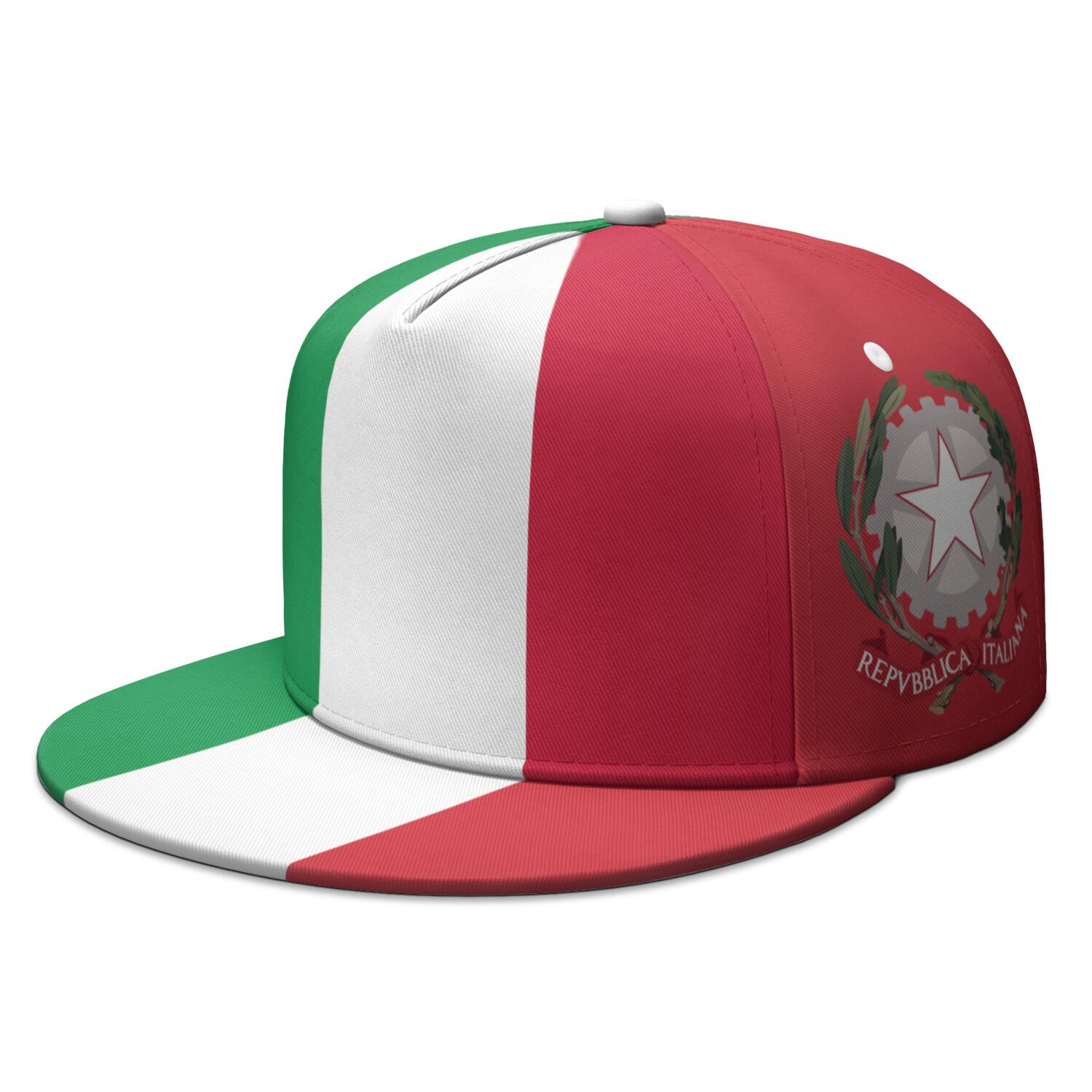 イタリア フリーカスタムネームナンバーチームロゴ フラットブ - Fishing Hat のレビューと価格