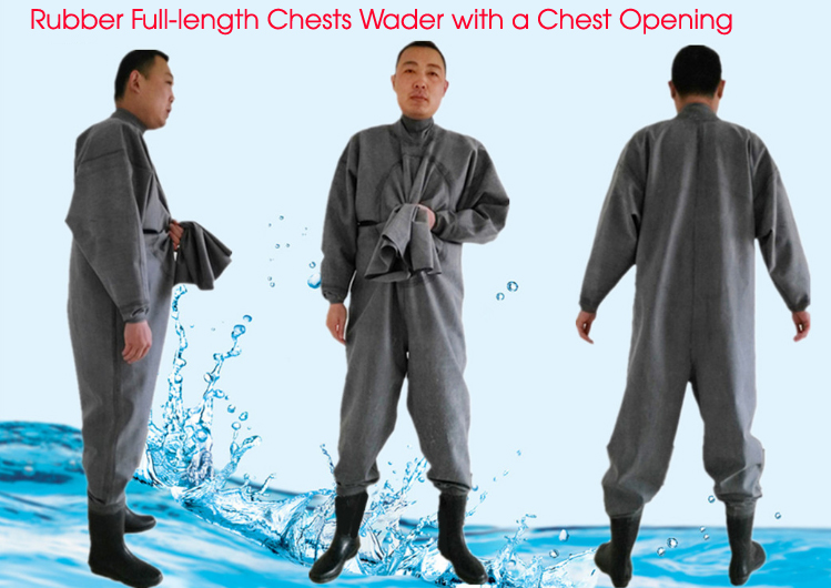 男性と女性のためのゴム製ウェーダー,水泳ダンガリー,ハンティ - Fishing Rain Suit のレビューと価格