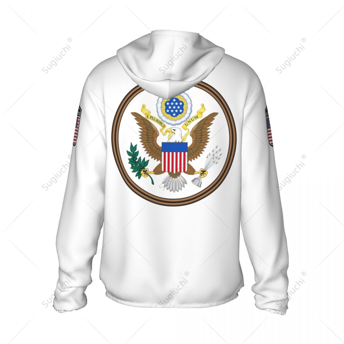 米国旗柄日焼け止めパーカー サンプロテクションウェア 釣り  - Fishing Hoodie のレビューと価格