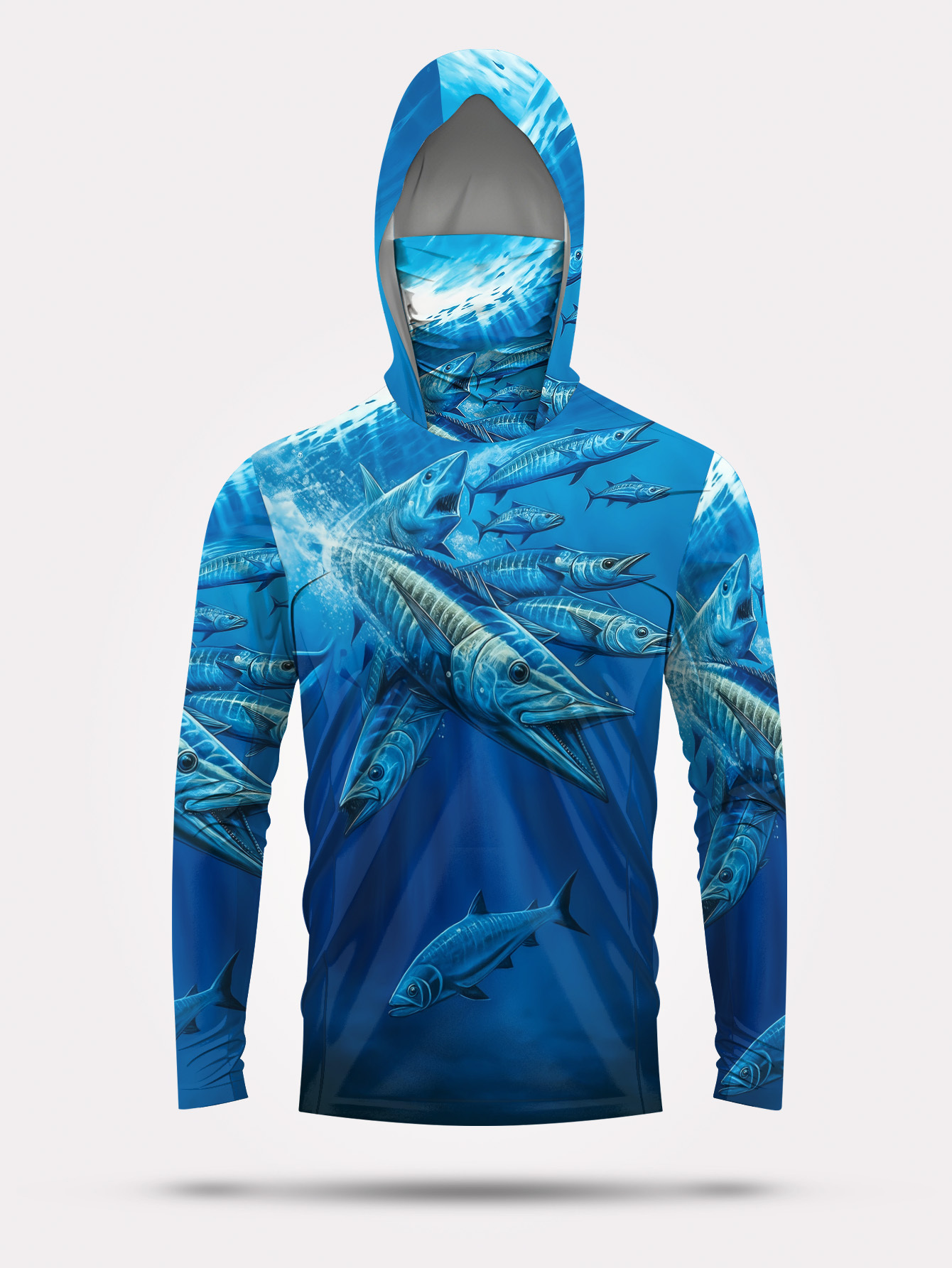 メンズフード付きフィッシングシャツ 長袖釣り服 フィッシング - Fishing Shirt Uv Protection のレビューと価格
