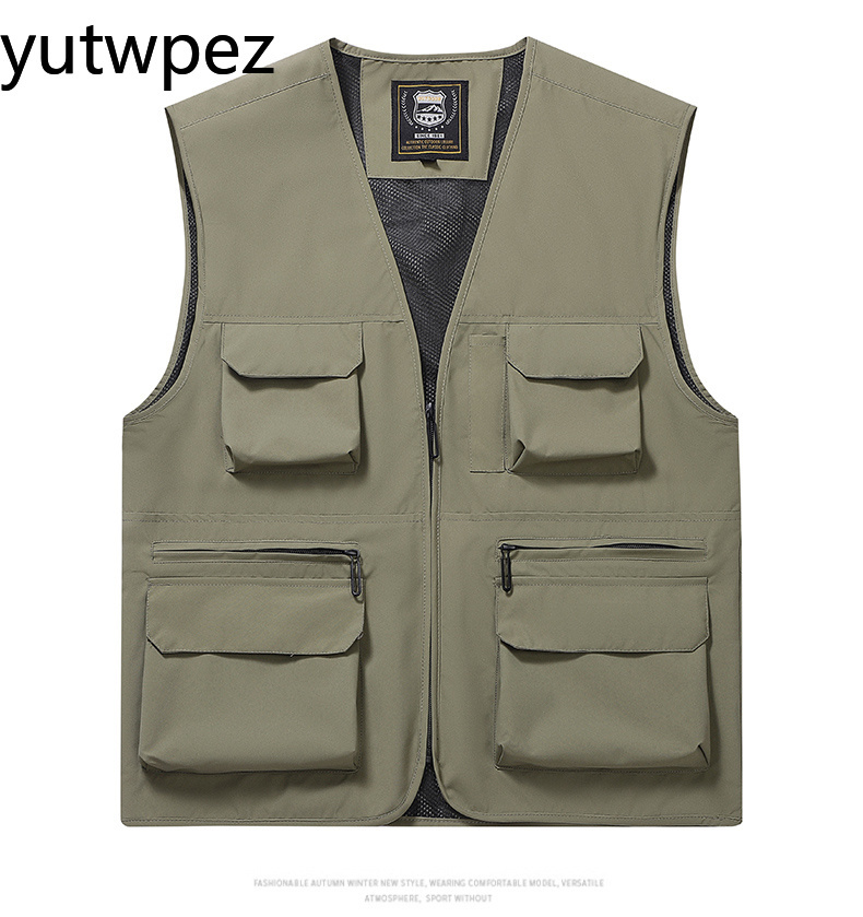 メンズアウトドアハイキングスポーツ日焼け止めユーティリティフ - Fishing Vest のレビューと価格