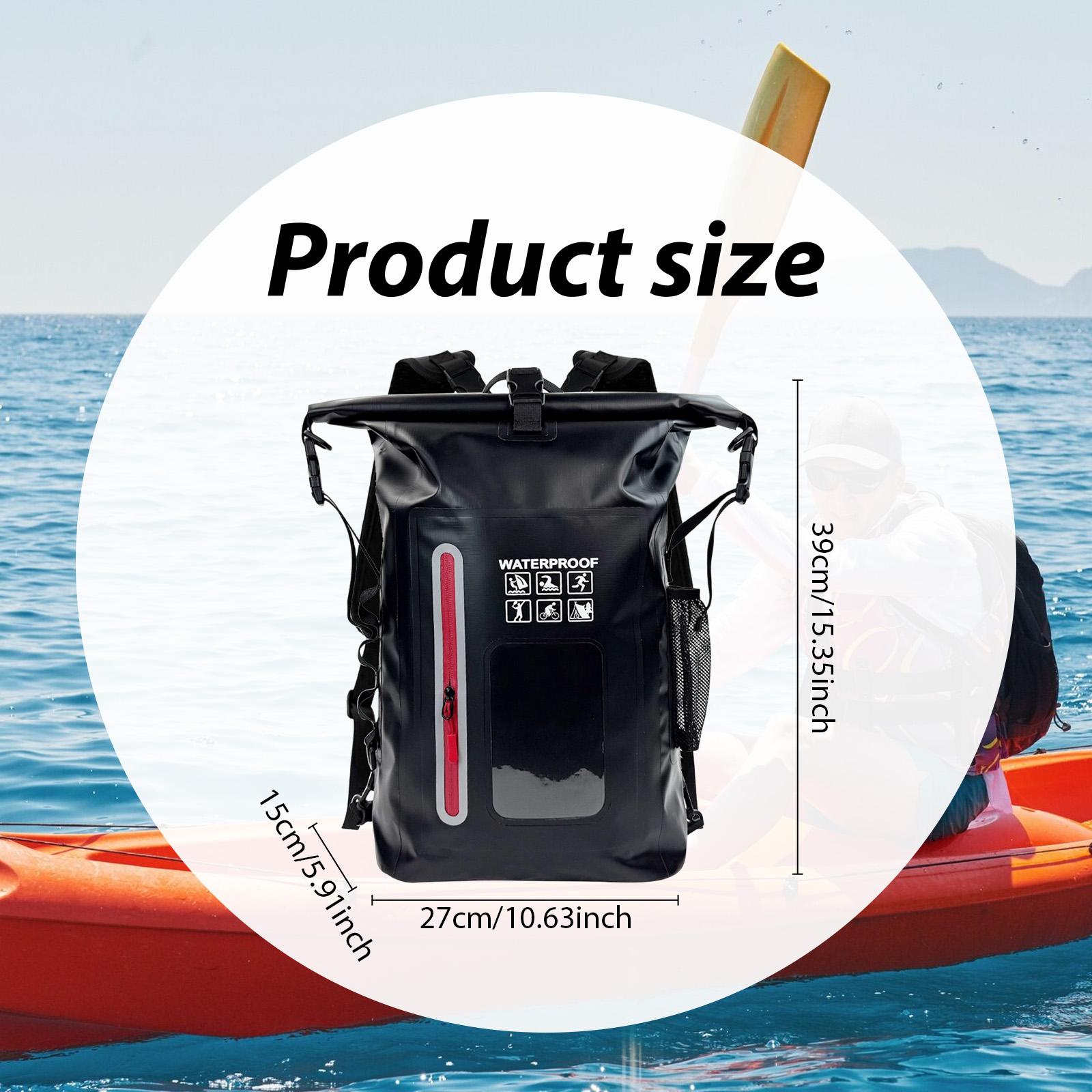 防水ドライバッグ 防水バックパック 防水収納バッグ カヤック - Fishing Bag Waterproof のレビューと価格